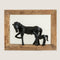 Horse Decorative Objet NATURAL/BLACK