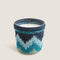 Boho Coastal Crochet Scented Candle 12x13 cm Blue