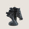 BOHO HORSE CANDLE BLACK Black