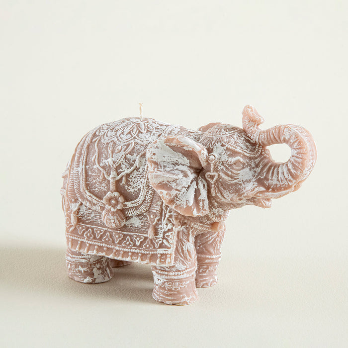 Boho Elephant Candle Natural Natural