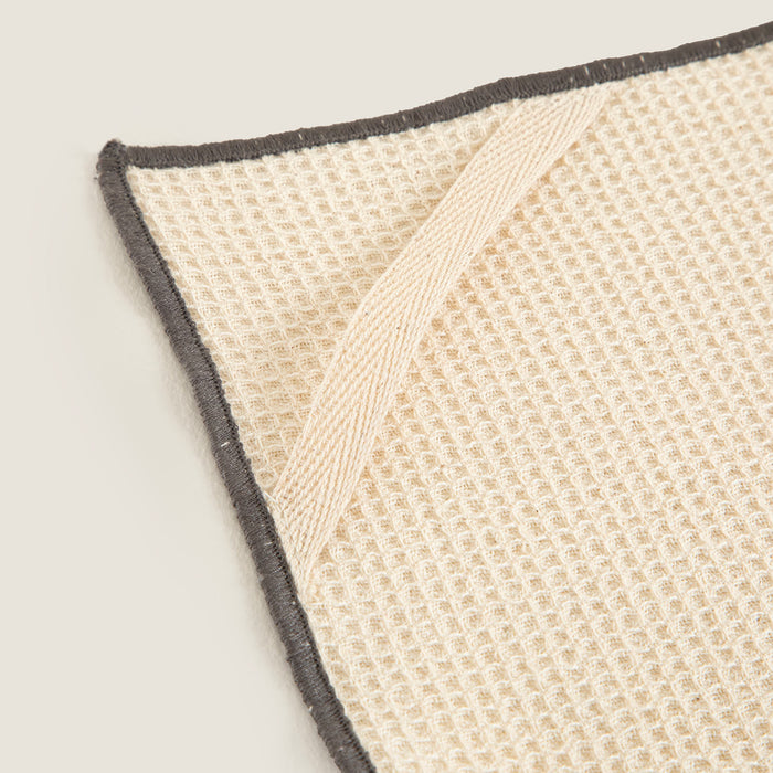 FAVOR 3-Piece Kitchen Towel and Spoon Set Natural