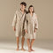 Solid Unisex Bathrobe Dark Beige