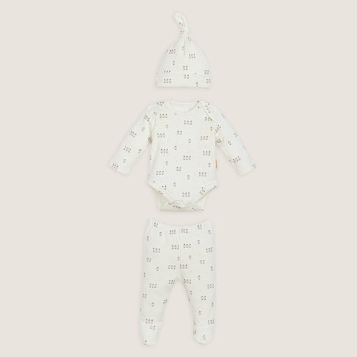 Happy Feet N.Born Set 3 Pcs Ecru