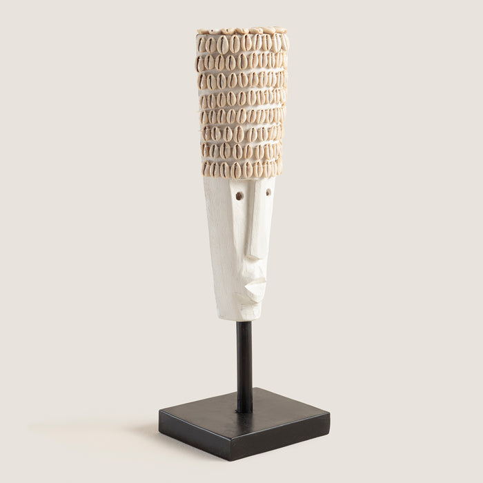 Wilko Mask Deco Object With Stand Natural