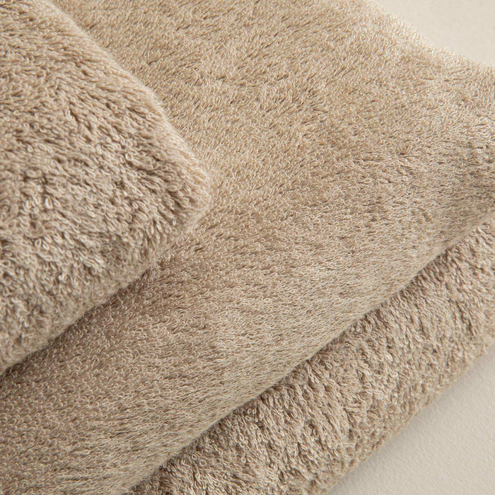 Floss Hand Towel 30x50 cm Dark Beige