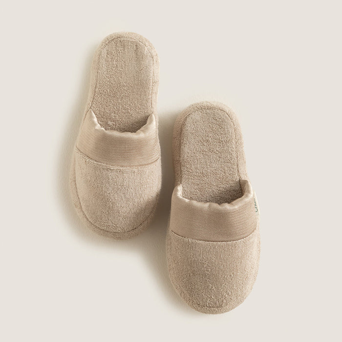 Floss Unisex Slipper Dark Beige