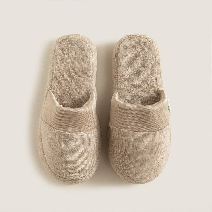 Floss Unisex Slipper Dark Beige