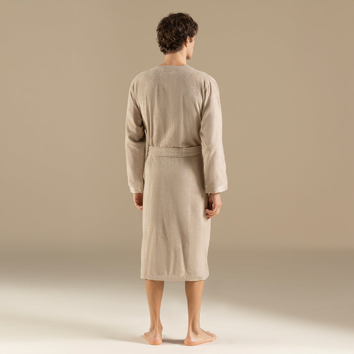 Floss Unisex Bathrobe Dark Beige