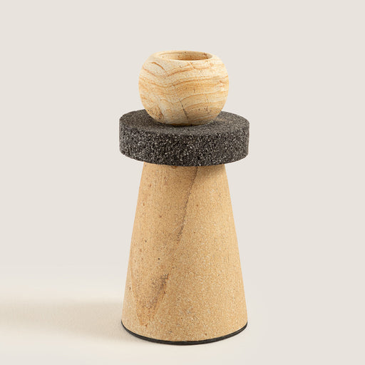Jossa Stone Candle Holder Natural