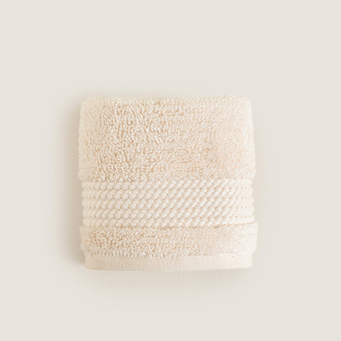 Eva Cotton Towel 30x50 Cm Light Beige