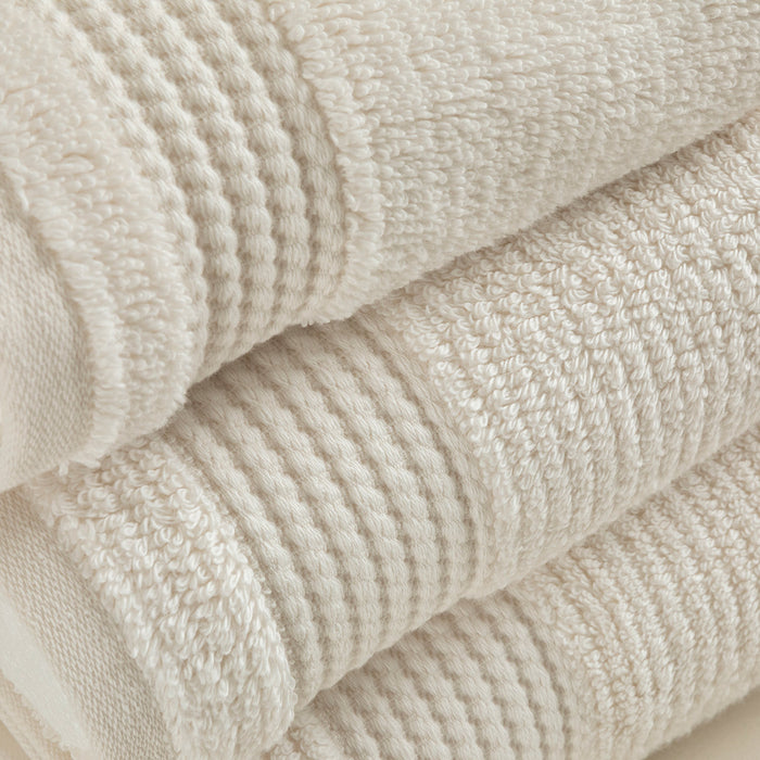 Eva Cotton Towel 30x50 Cm Ecru