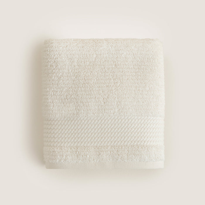 Eva Cotton Towel 50x90 Cm Ecru