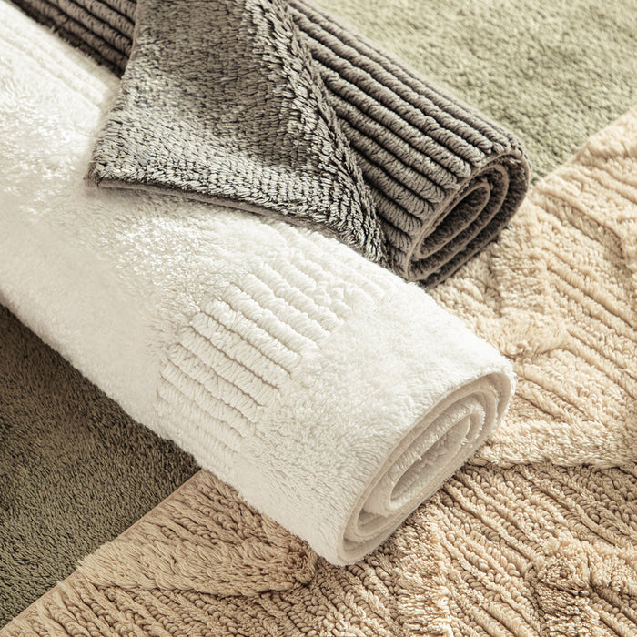 Plaın Bathmat 60x100 Cm White
