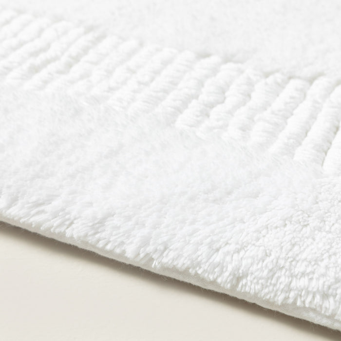 Plaın Bathmat 70x130 Cm White