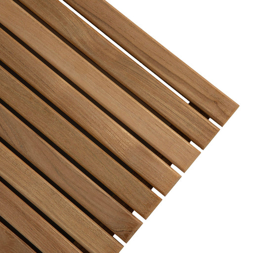 Louisiana Teak Bath Mat Natural