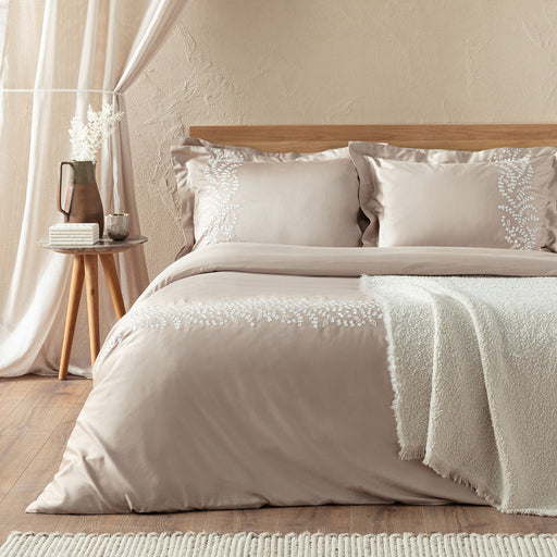 Rayel Duvet Cover Set SNG Beige