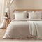 Rayel Duvet Cover Set SNG Beige