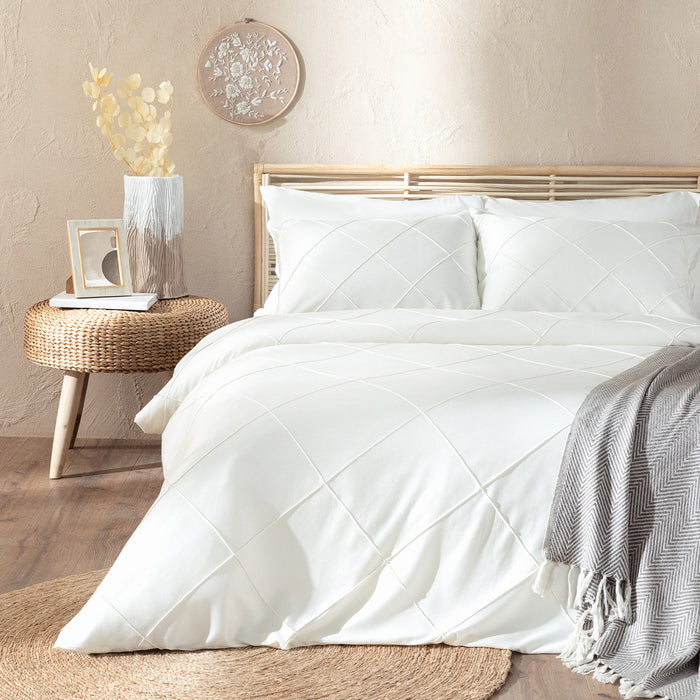 Mattien Duvet Set KNG Ecru