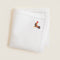 Cock Emroıdered Napkın 40x40 Cm White