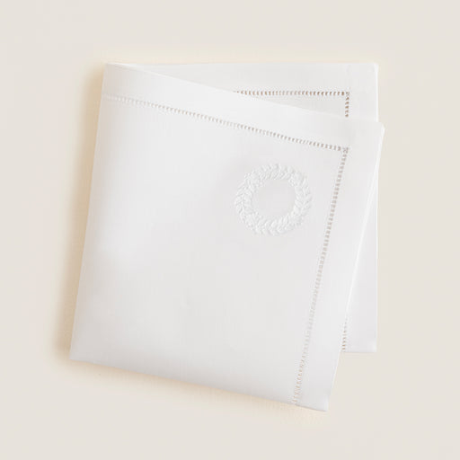 Carına Emroıdered Napkın 40x40 Cm White