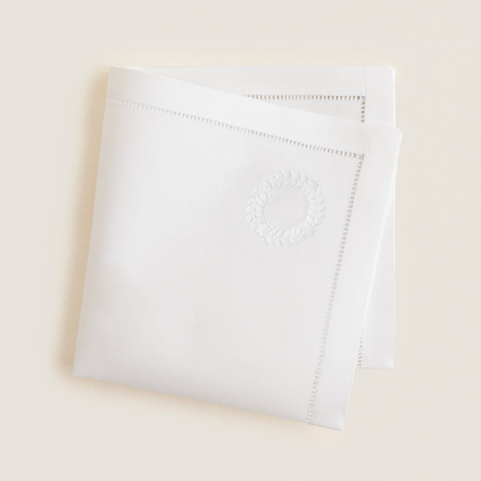 Carına Emroıdered Napkın 40x40 Cm White