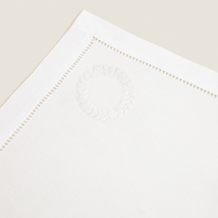 Carına Emroıdered Napkın 40x40 Cm White