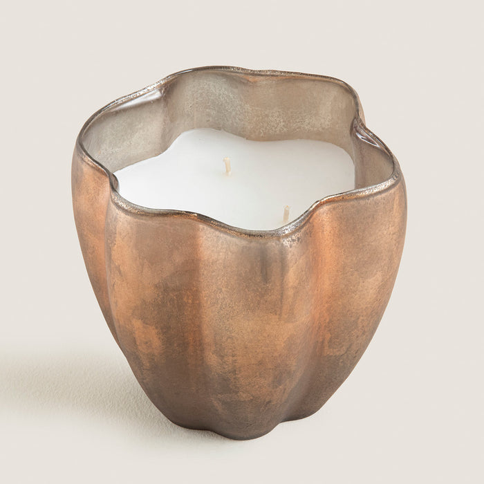 Antique Candle 19 Cm Copper