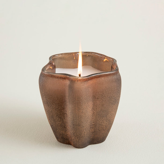 Antique Candle 13 Cm Copper