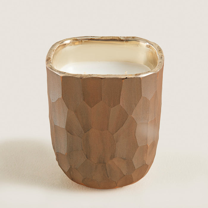 Browny Candle 14 Cm Copper