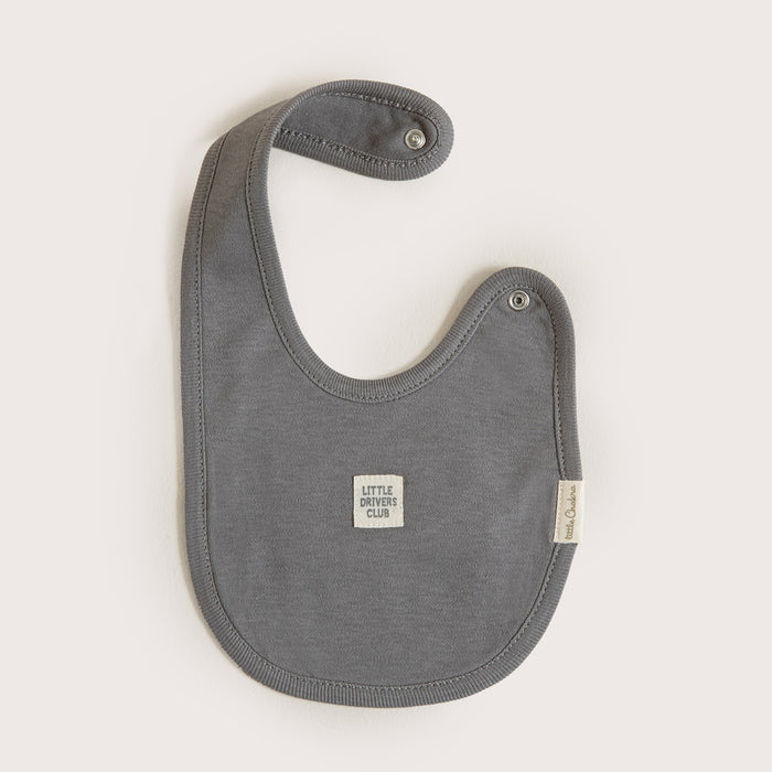 Little Driver Bib Anthracite