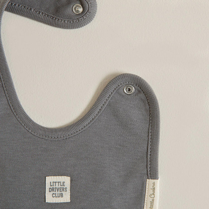 Little Driver Bib Anthracite