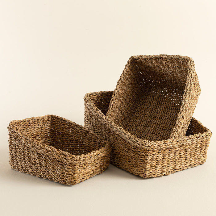 Compo Basket  43 x 32 x 24 x 12 cm Natural