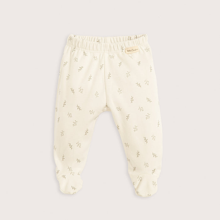 Winterkand Printed Footed Pants Ecru