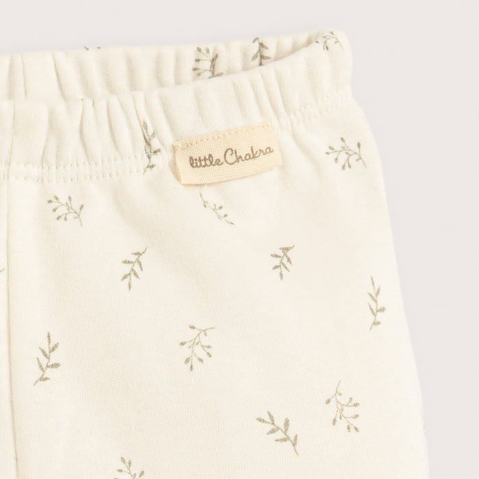 Winterkand Printed Footed Pants Ecru