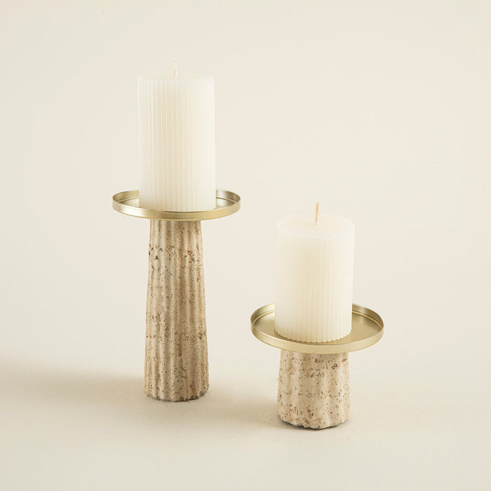 Coastal Candle Holder 8 Cm Gold