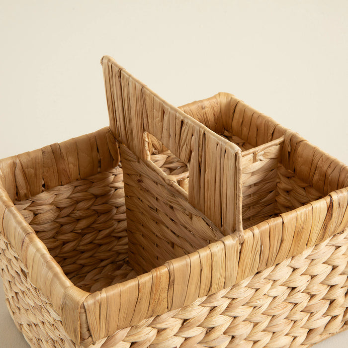 Paloy Basket With Divider Natural