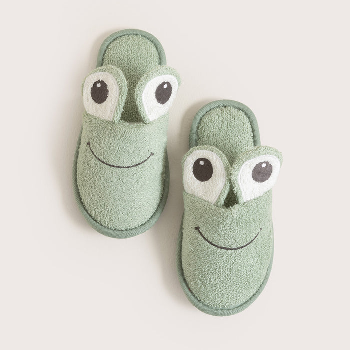 Frog Slippers GREEN