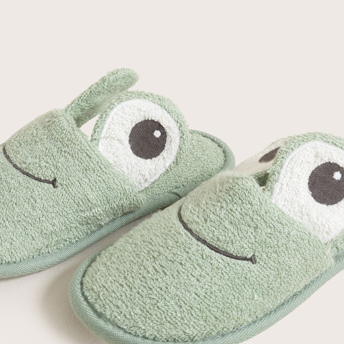 Frog Slippers GREEN