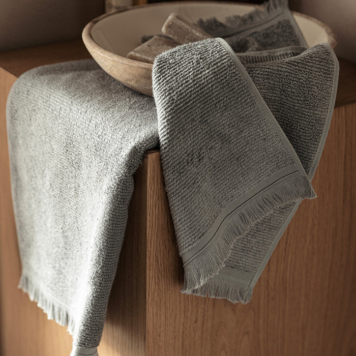 Noble Hand Towel 30x50 Cm Grey