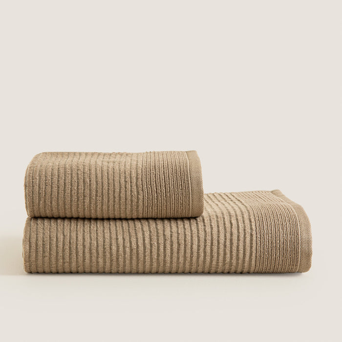 Narde Face Towel 50x90 Cm Khaki