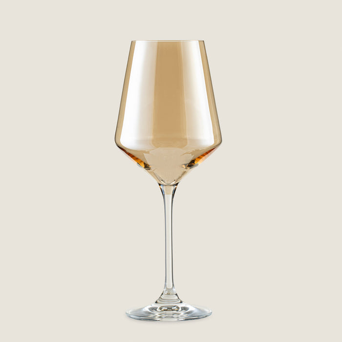 Handcraft Mood White Wine Glass Amber