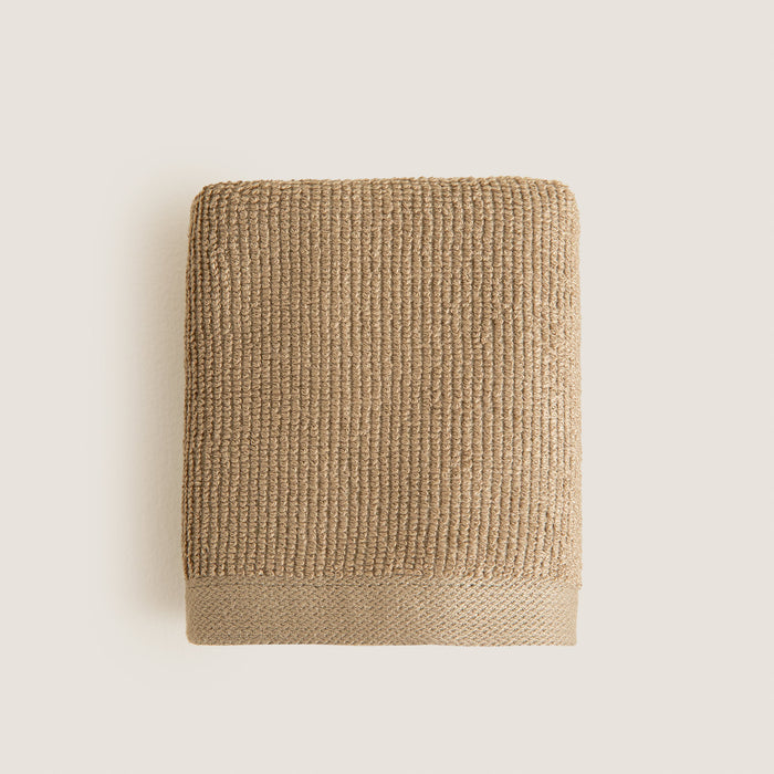 Carlin Hand Towel 30X50 Cm Khaki