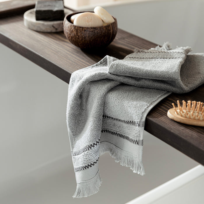 Natura Hand Towel 30x50 Cm Grey