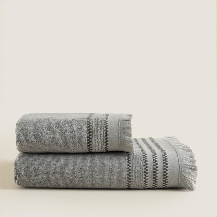 Natura Hand Towel 30x50 Cm Grey