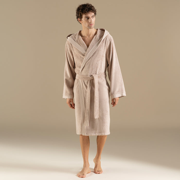 LYDIA Unısex Bathrobe LIGHT SOMON