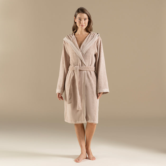LYDIA Unısex Bathrobe LIGHT SOMON