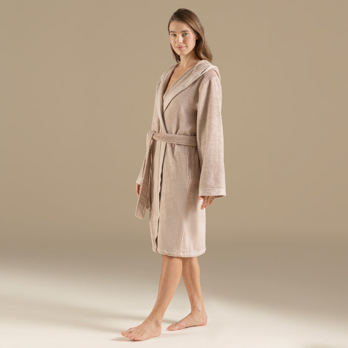 LYDIA Unısex Bathrobe LIGHT SOMON
