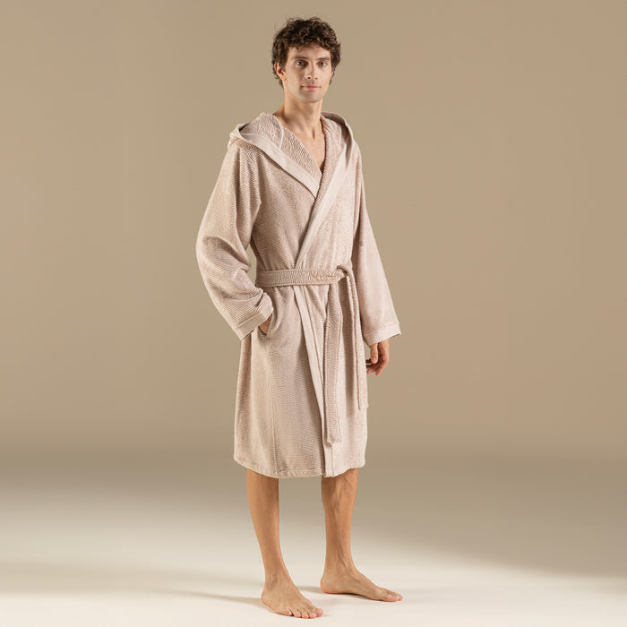 LYDIA Unısex Bathrobe LIGHT SOMON