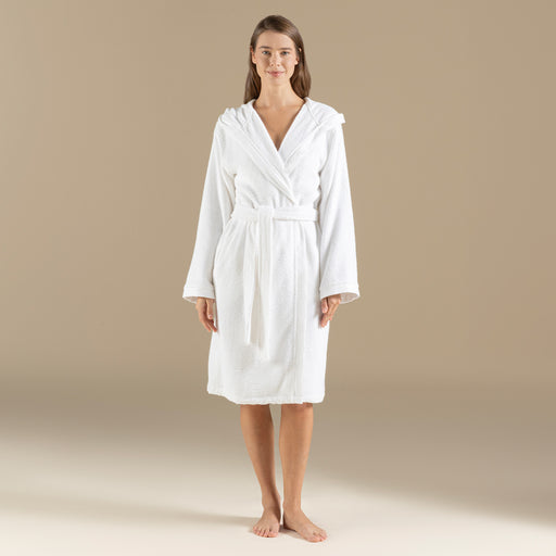 LYDIA Unısex Bathrobe White