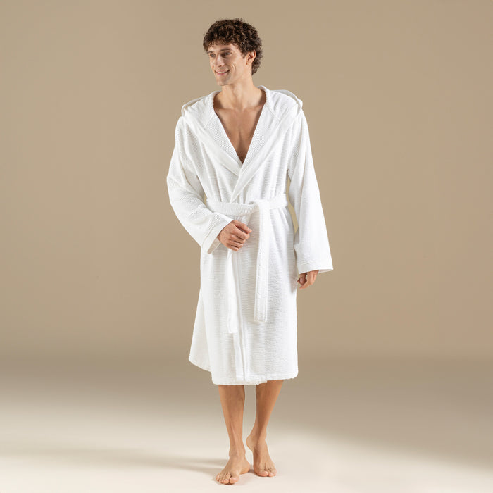 LYDIA Unısex Bathrobe White